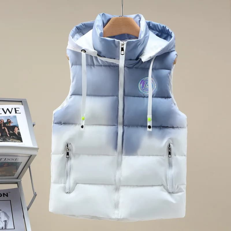 Hiver hommes vestes à capuche gilets sans manches hommes décontracté coupe-vent chaud gilets gilet f