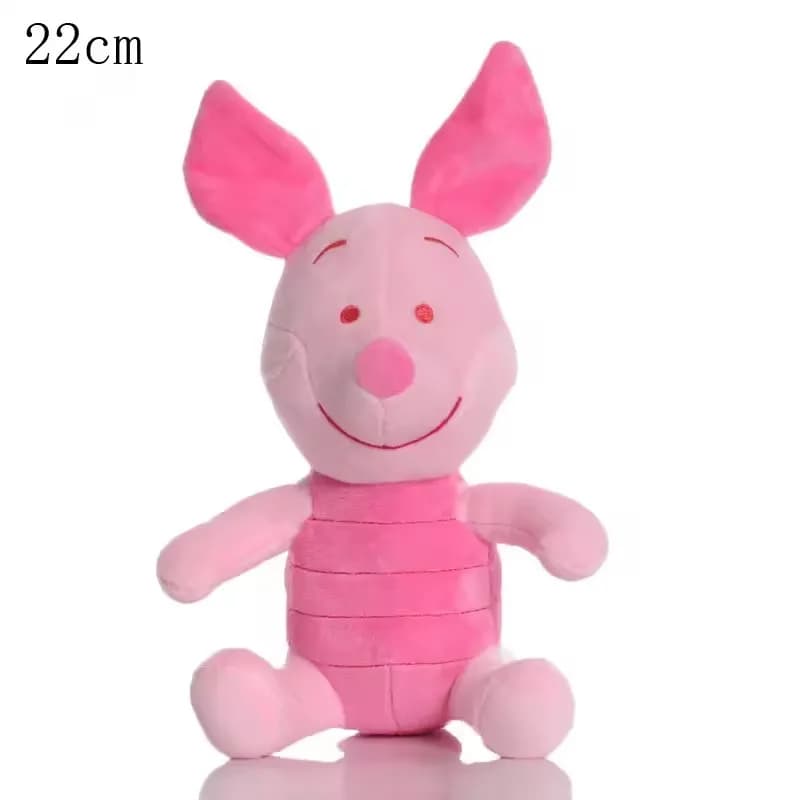 Mignon dessin animé ours âne tigrou porcelet cochon en peluche poupée de chiffon confortable assis p