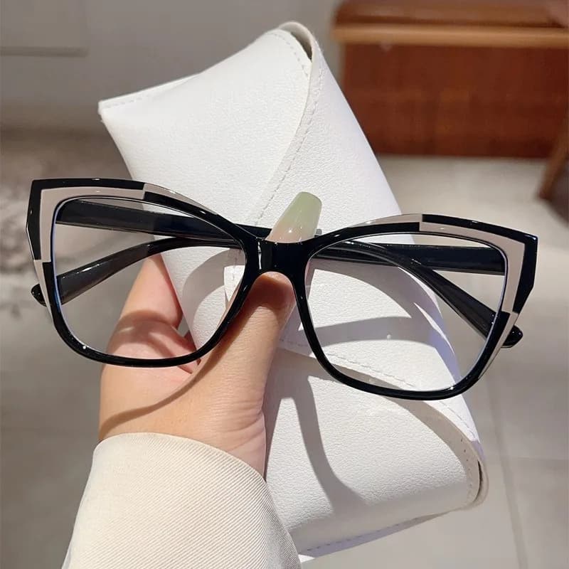 Lunettes de soleil œil de chat tendance pour femmes, lunettes anti-lumière bleue ultra légères, nouv