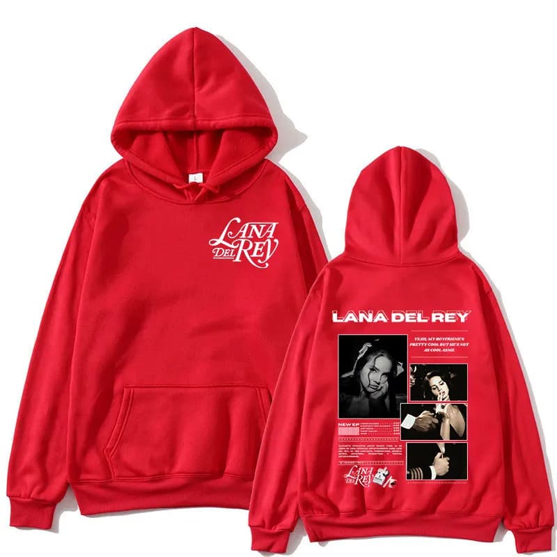 Chanteur Lana Del Rey 2025 Album de musique sweat à capuche pour homme femmes Hip Hop mode à manches