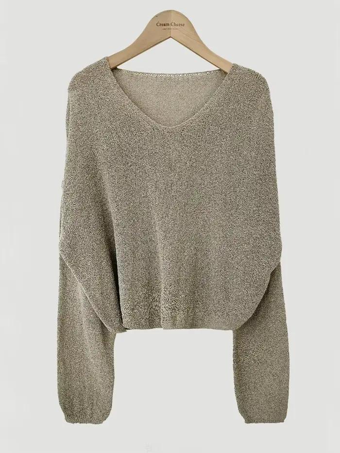 Pull Chic Uni Femme 2026, Coupe Ample, Style Vintage Harajuku, Manches Longues, Pull Coréen Printemp