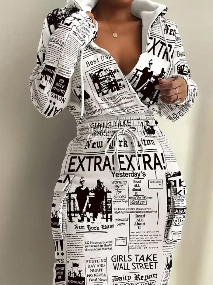 Robe à carreaux pour femmes, cordon de serrage, taille rétractable, à capuche, nouvelle collection p