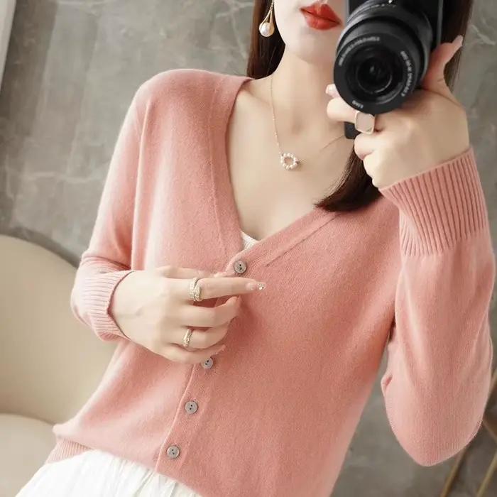 Cardigan pour femme Printemps Automne 2026
