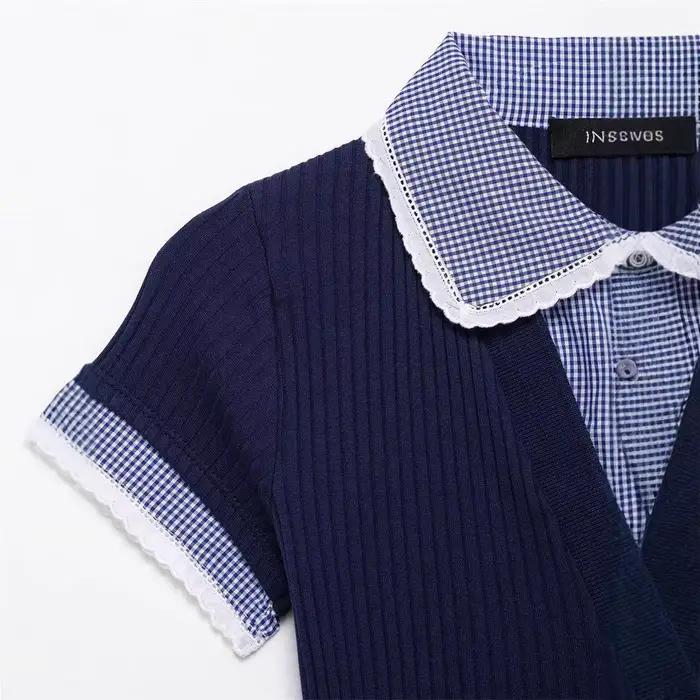 Pull en tricot élégant de couleur unie