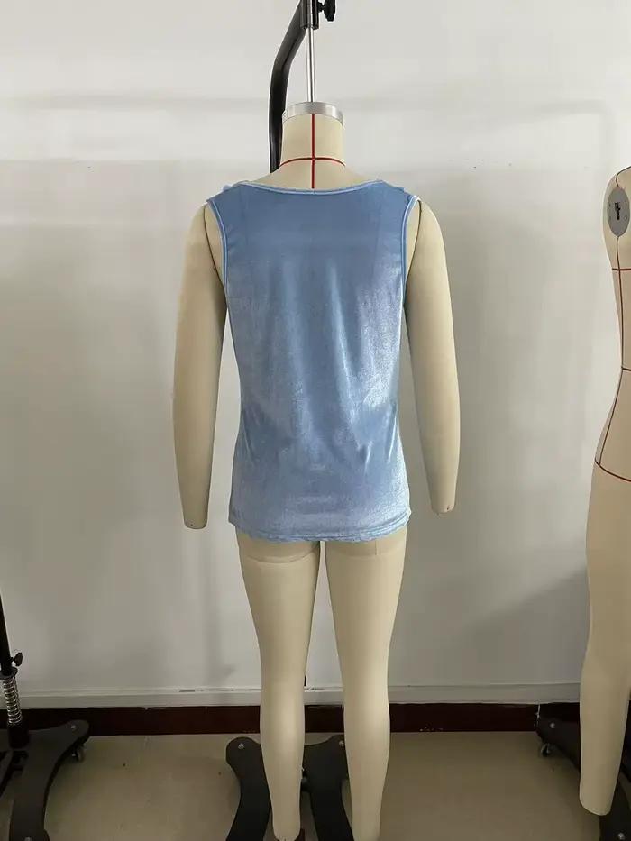 Nouvelle Collection 2026 de Vêtements pour Femmes : Gilet en Velours Sensuel
