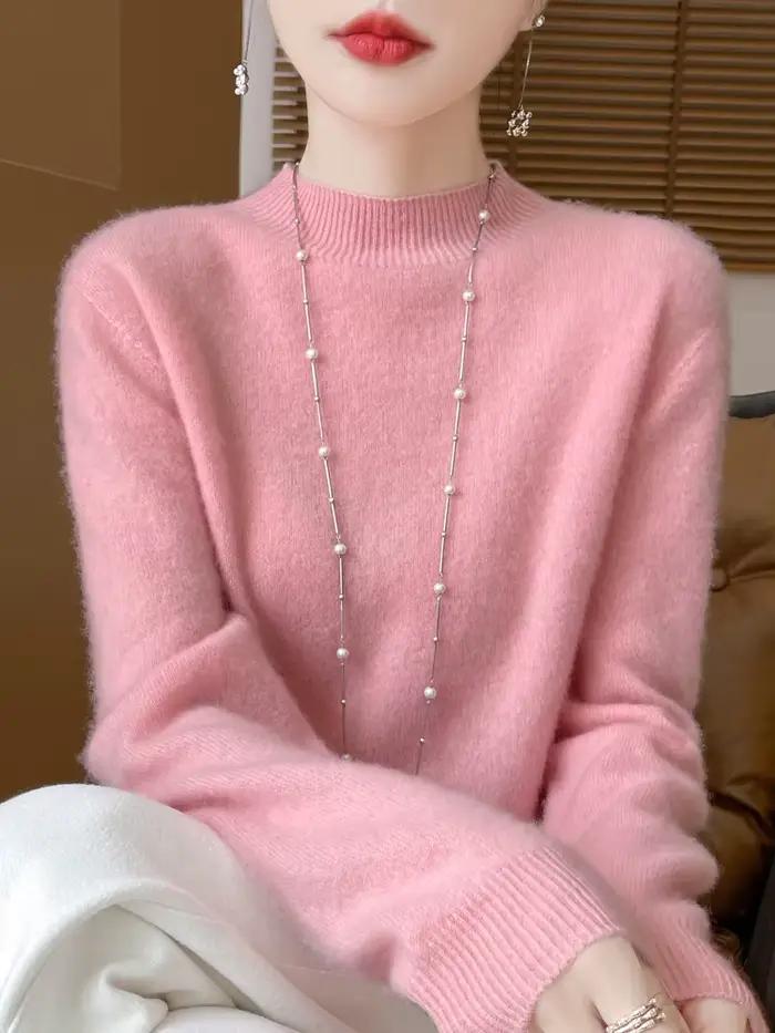 Pull élégant de Style basique pour femmes