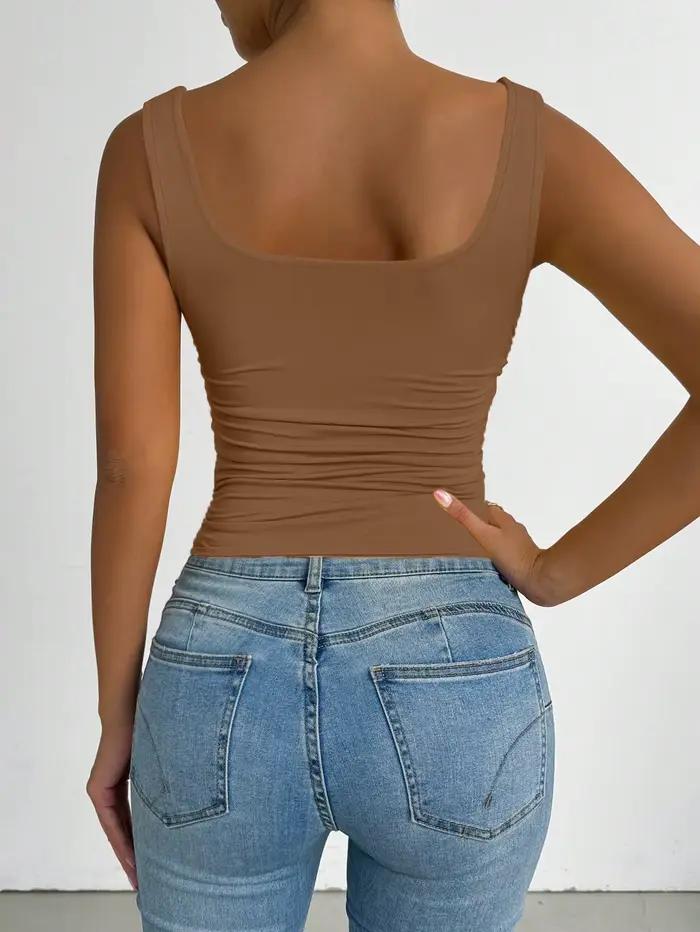 Gilet polyvalent de couleur unie pour femmes, nouvelle mode