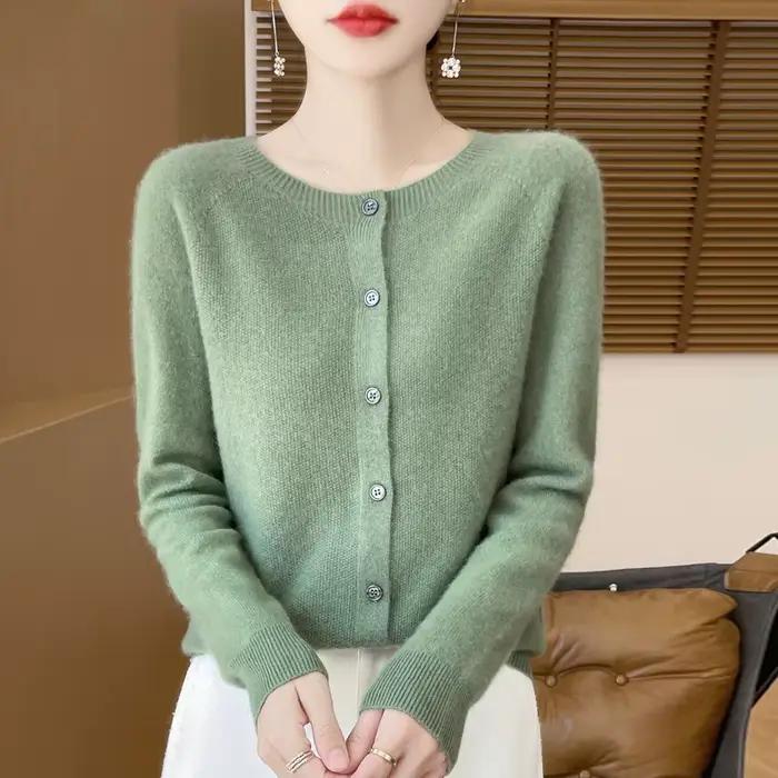 Cardigan en laine mérinos pour femme