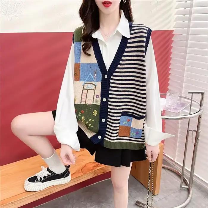 Gilets en tricot pour femmes