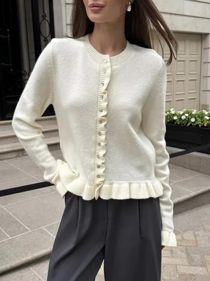 Pull ample et paresseux imprimé anguille pour femme