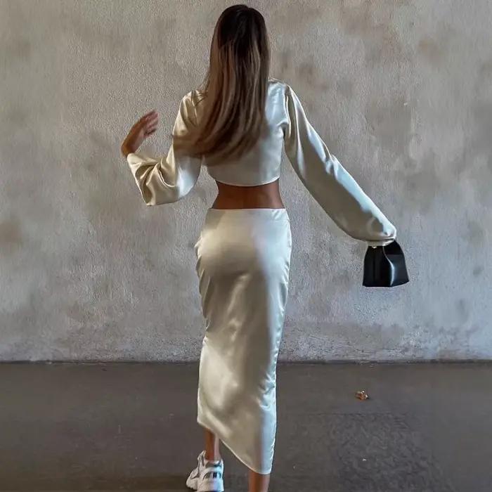 Ensemble tailleur femme : Cardigan à manches longues