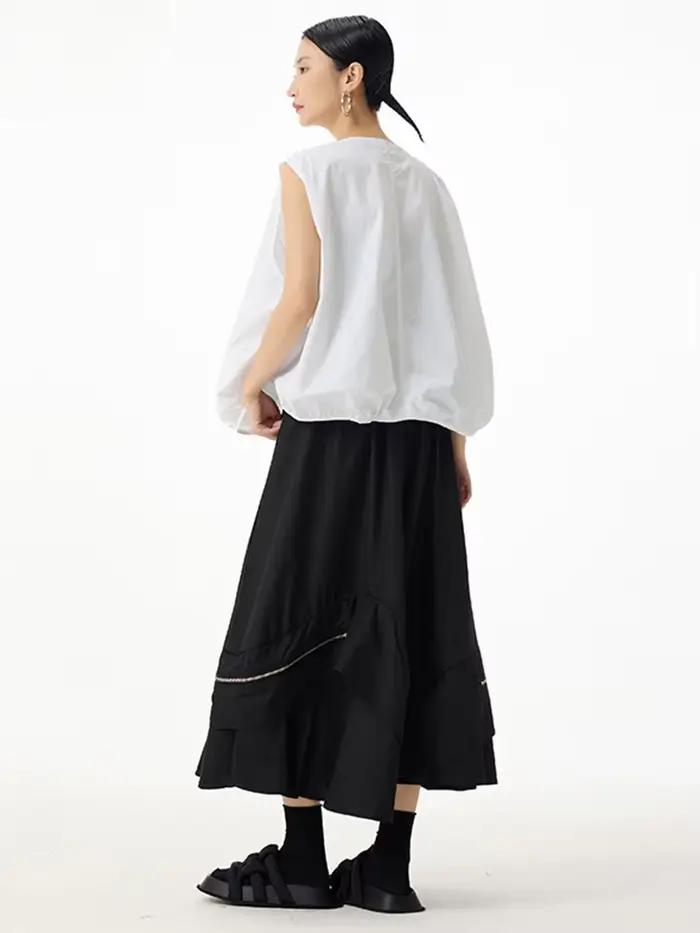 Gilet décontracté noir uni pour femme, col rond sans manches, tendance printemps automne 2026, veste extérieure en coton polyester, grande taille, occasion spéciale, cadeau女性春季和秋季时尚无袖黑色背心,圆领设计,适合中年女性,棉聚酯材质,宽松版型,适用于各种场合,可作为礼物赠送。由于字符限制,此处未完全翻译成中文,请根据实际需求进行调整。