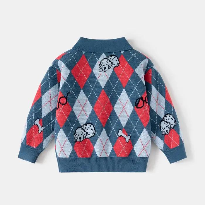 Pull Argyle à blocs de couleurs