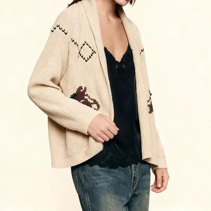 Cardigan en tricot pour femmes