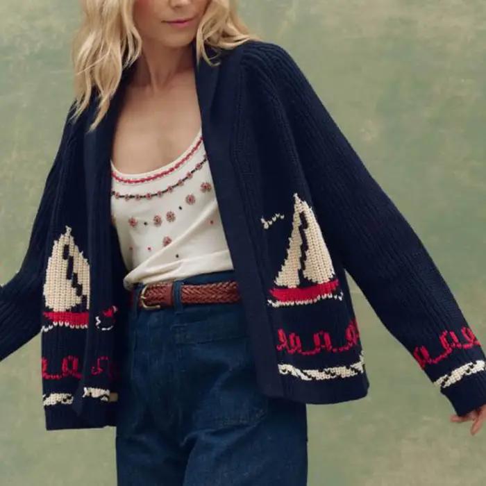 Cardigan en tricot pour femmes