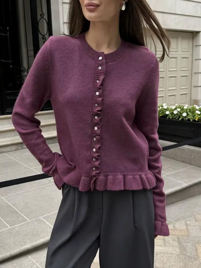 Pull ample et paresseux imprimé anguille pour femme
