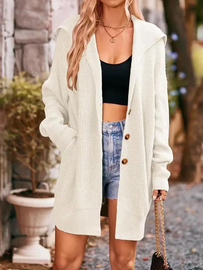 Cardigan Vintage à Manches sulfpour Femme