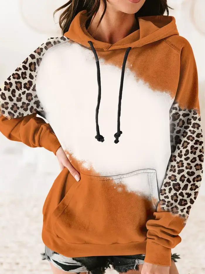 Pull à capuche personnalisable en polyester décontracté pour femmes et hommes, avec impression 3D pour automne-hiver, pour sorties et activités quotidiennes