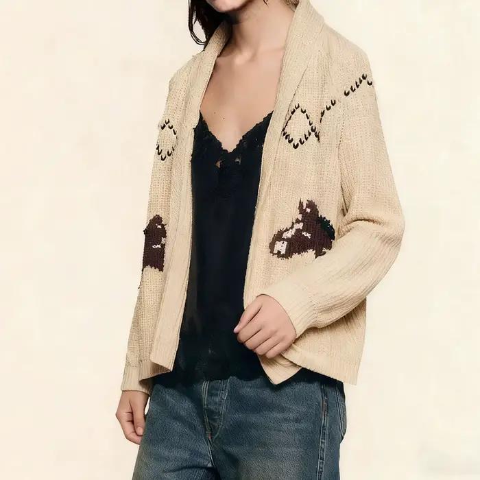 Cardigan en tricot pour femmes