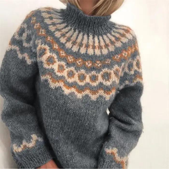 Pull à col roulé élégant pour femmes