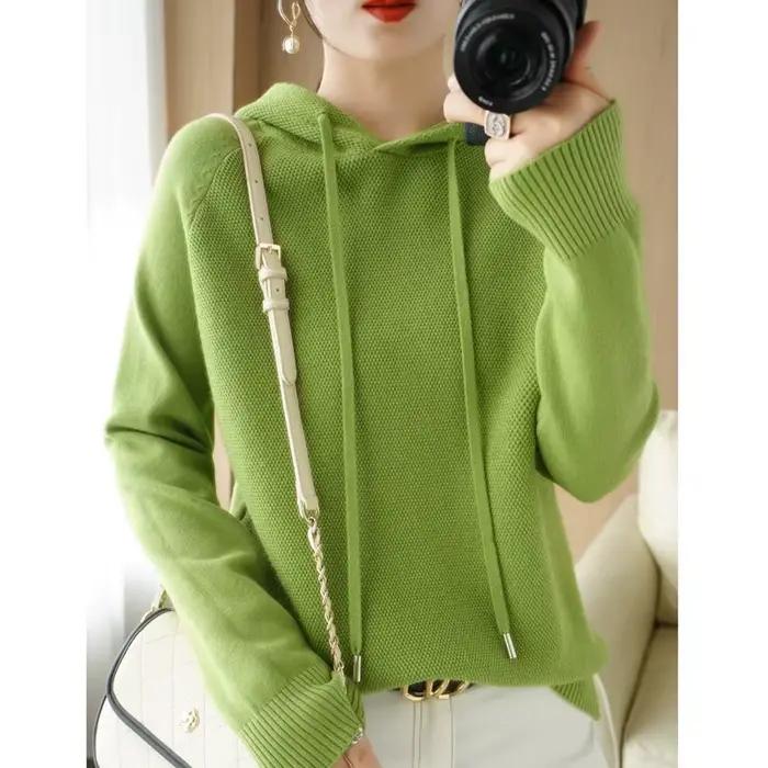 Sweat à capuche pour femmes printemps automne nouvelle chemise