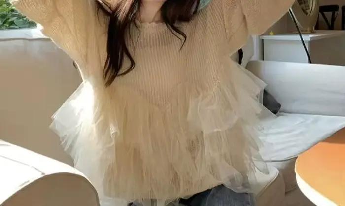 Pull en maille doux pour femme