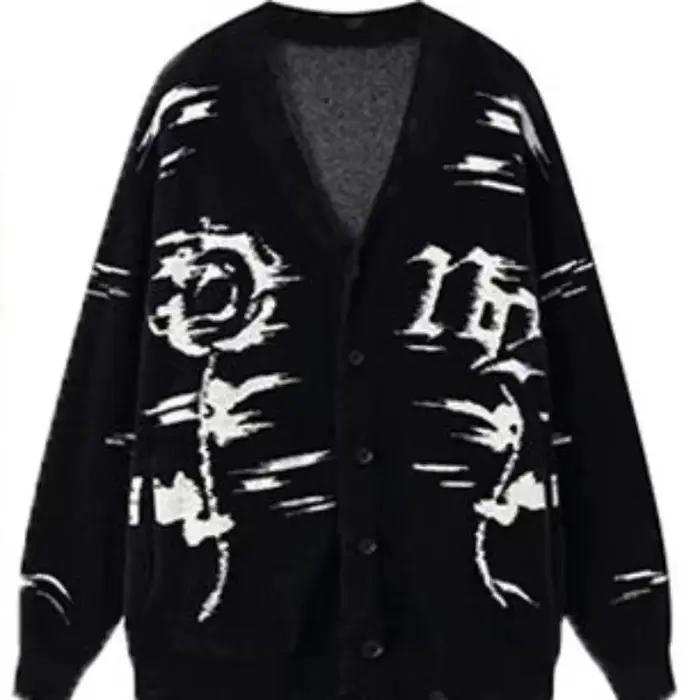 Pull en jersey de coton et polyester pour femme, cardigan à col en V avec boutons, élégant et doux pour les journées d'automne et d'hiver, occasionnels et cadeaux pour femmes