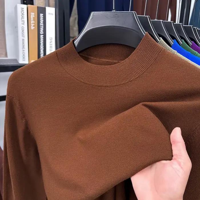Pulls en laine de soie de mûrier pour hommes