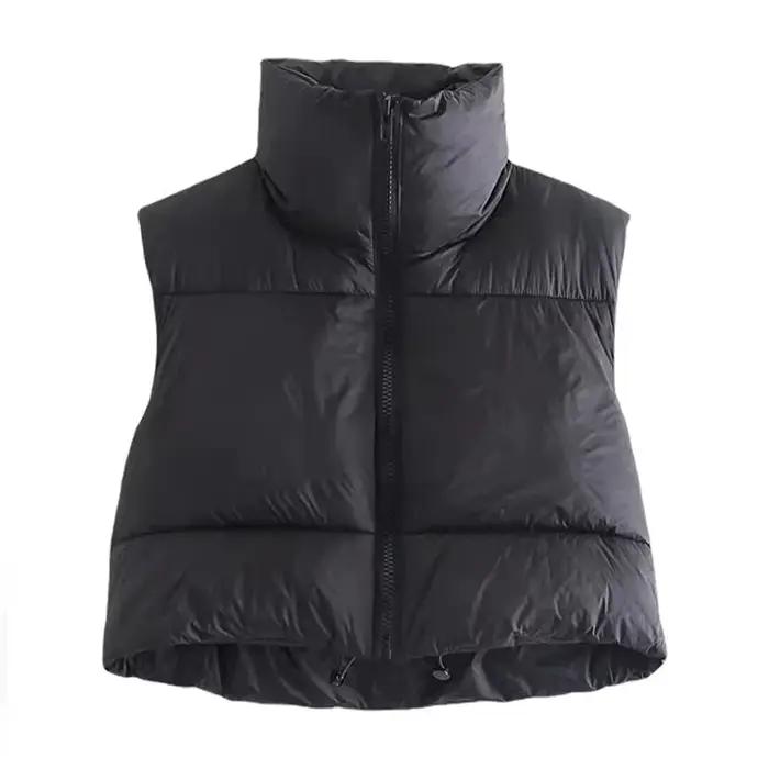Gilet Femme Tendance Automne Hiver 2026 – Nouveauté Élégante à Col Montant