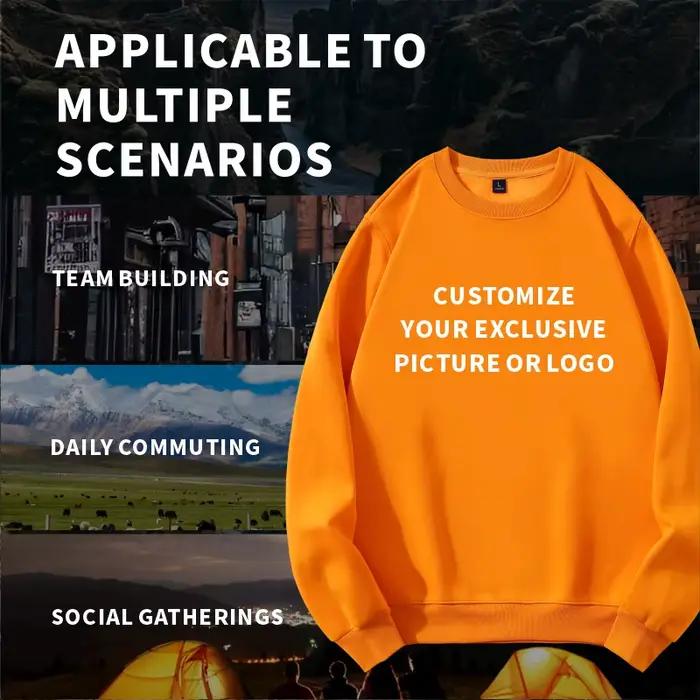 Pull à col rond personnalisé pour hommes et femmes