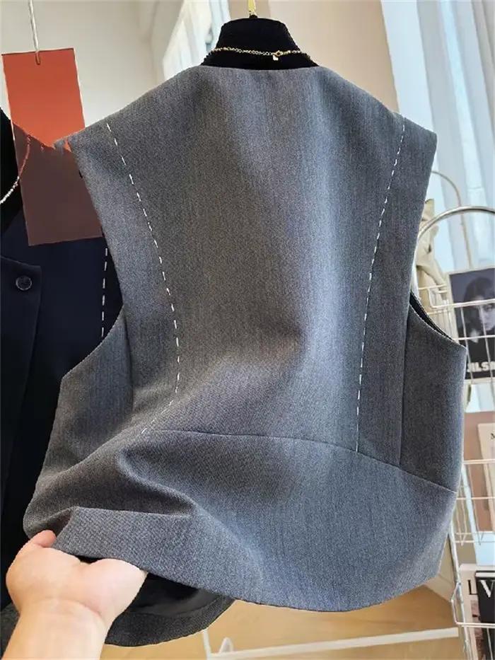 Cardigan sans manches pour femmes