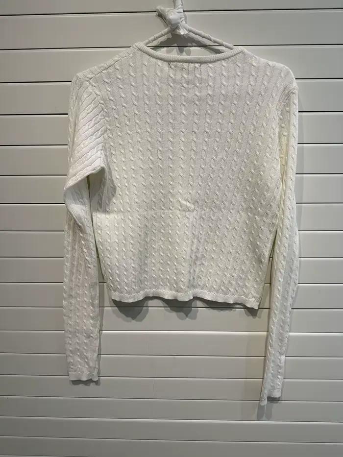Cardigan en tricot à fleurs torsadées pour femme, style préppy chic, automne-hiver, élégance décontractée, matériau élasthanne-coton, ajustement lâche, boutonnage simple, occassions variées