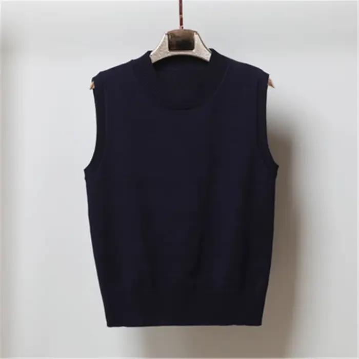 Pull beige surdimensionné à col en V pour femmes