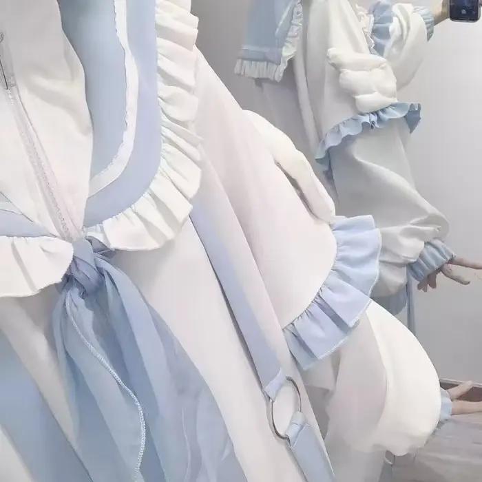 Cardigan à col marin Harajuku pour femme