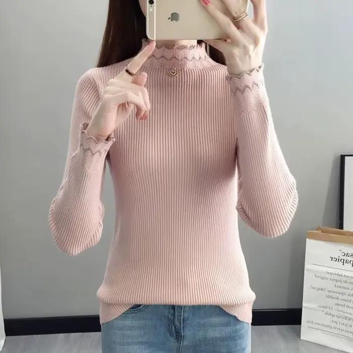 Pull en tricot de mode coréenne pour femmes