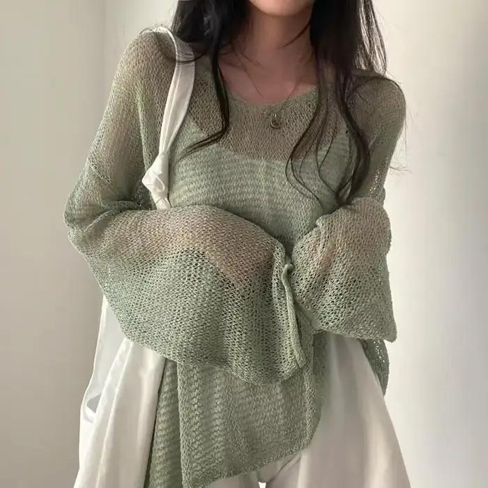 Pull en maille fine pour femme