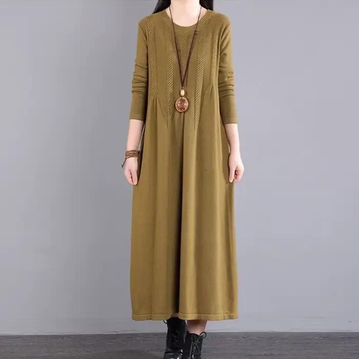 Ropa De Mujer nouveaux Pulls femme vêtements ample longue robe pull printemps automne femmes