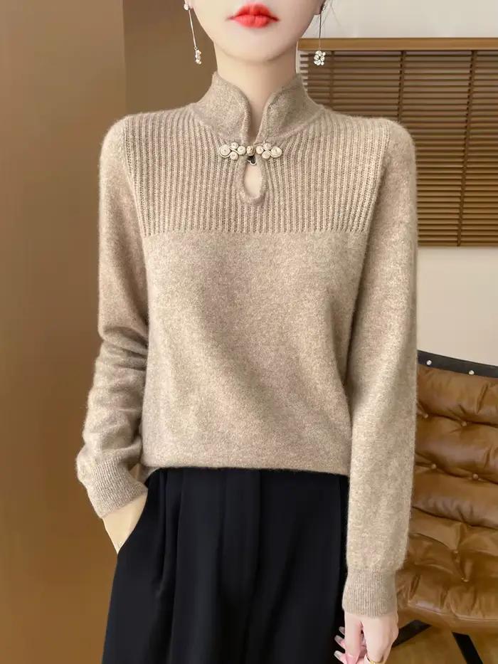 Pull en laine mérinos pour femmes