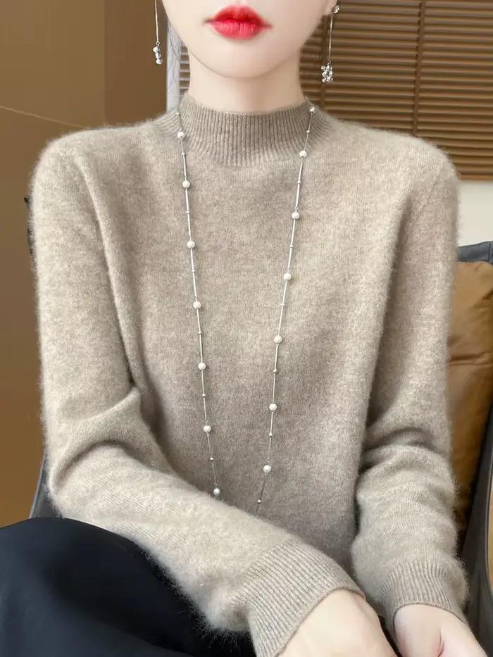 Pull élégant de Style basique pour femmes
