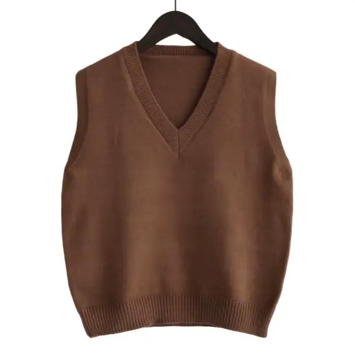 Pull FURSDIC en polyester coupe ample style préppy pour femmes toutes saisons élégance confort