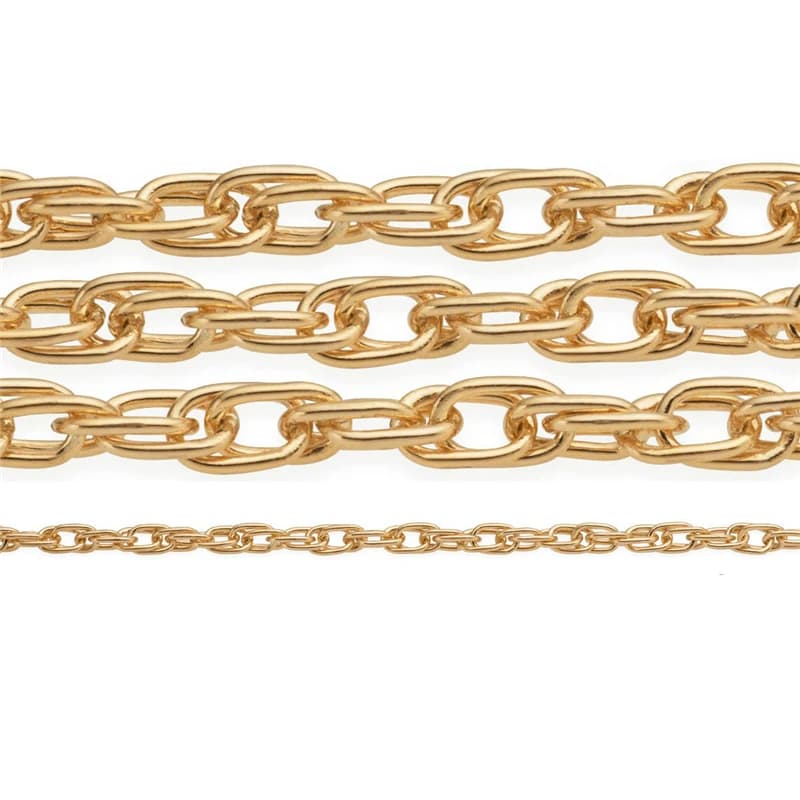 Corde remplie d'or 14 carats, bijoux minimalistes, JO1 mm, JONecklace, JODIY, 100%