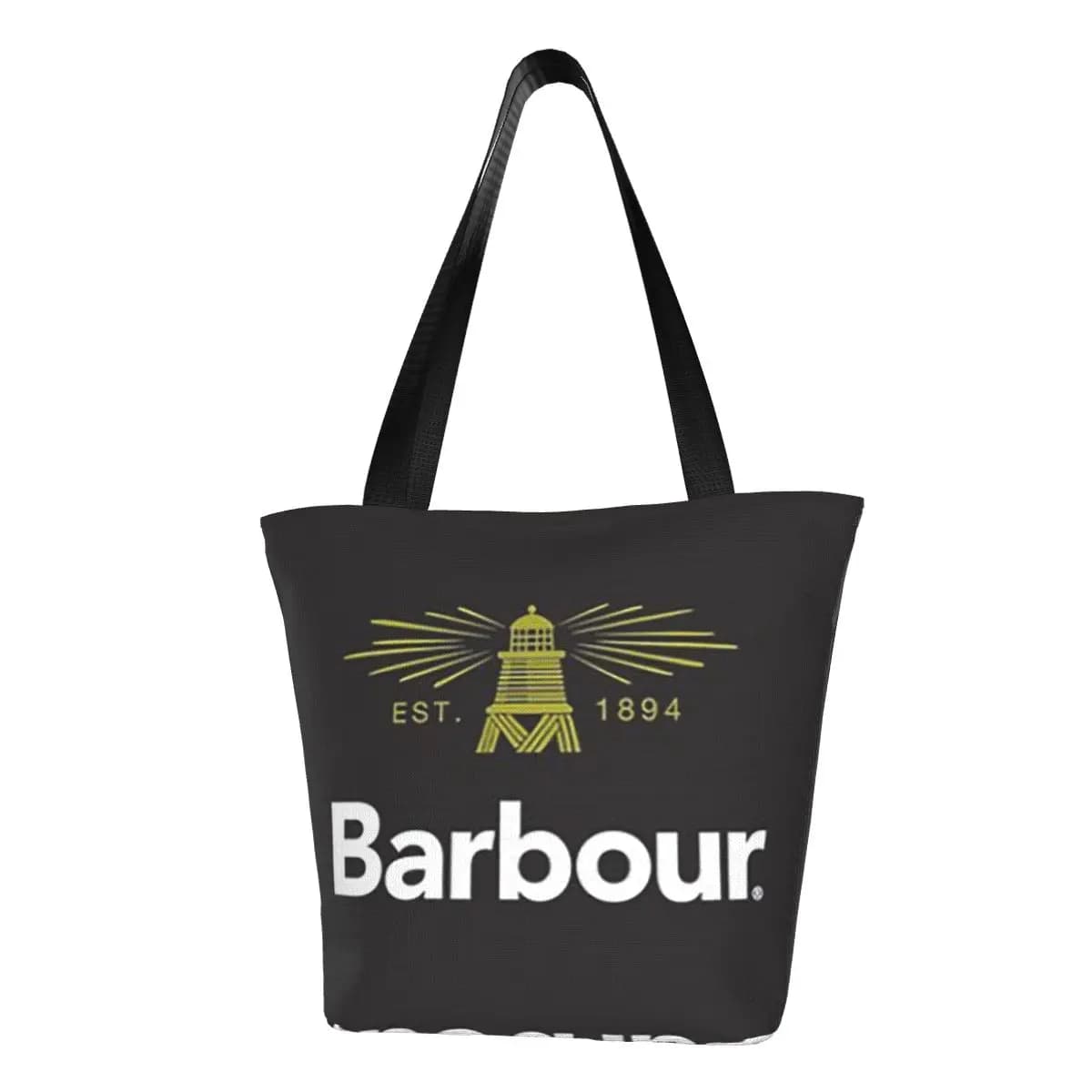 Barbour Shopping sac fourre-tout toile grande capacité sacs à bandoulière Shopper épicerie sac à mai