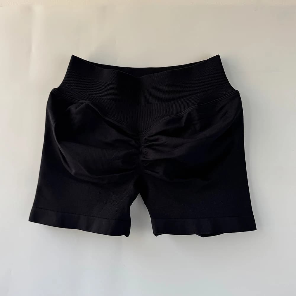 Shorts de sport taille haute pour femme AURA SHARK, pour le yoga, la gym, le fitness et la course à