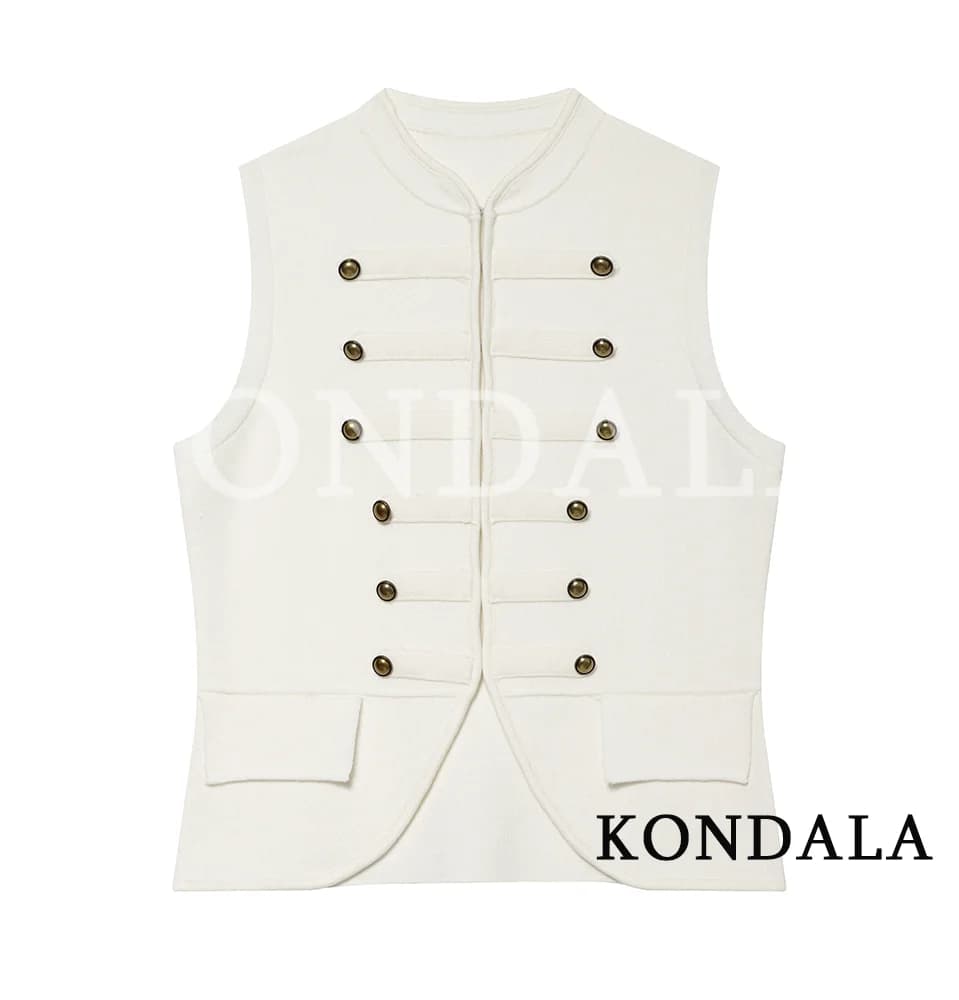 Gilet Tricoté Chic Femme Style Urbain KONDALA 2026 – Nouvelle Tendance Été Élégant pour Vacances, So