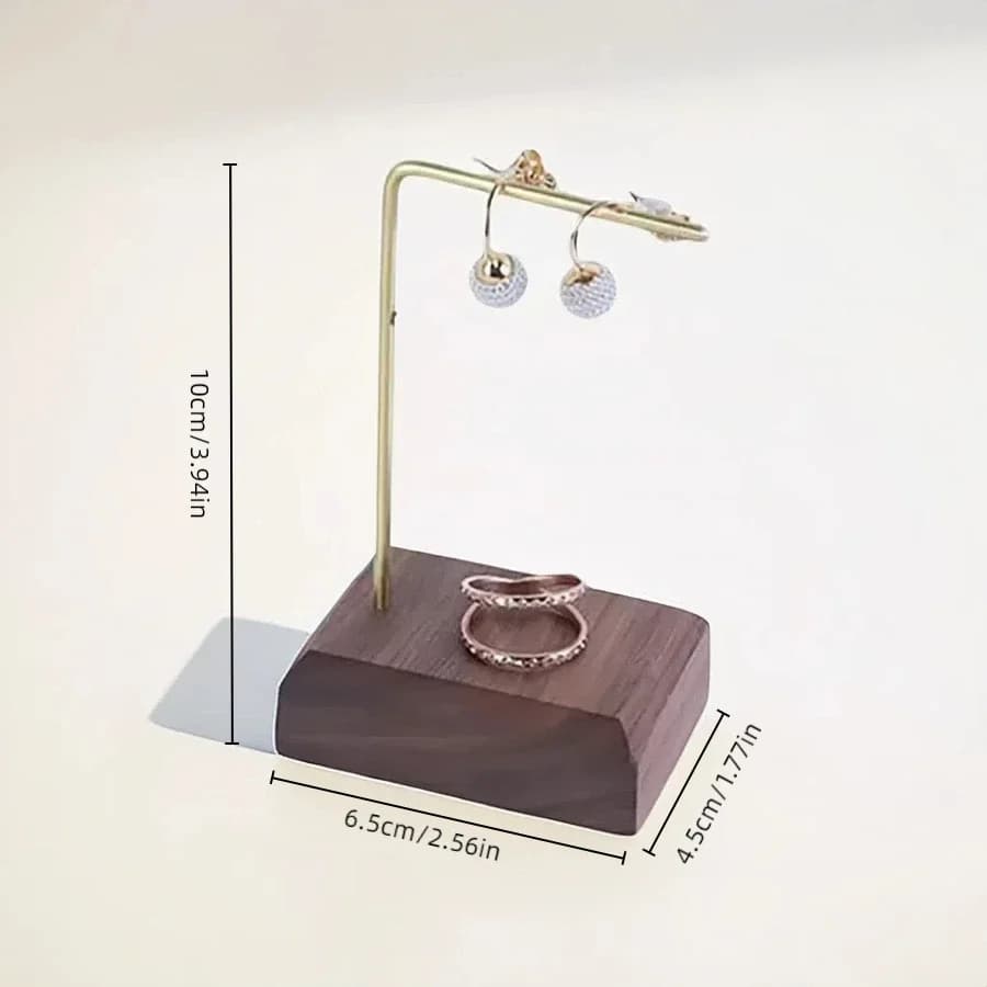 Présentoir à Bijoux en Bois, Modèle Buste, Collier, Mannequin, Porte-Boucles d'Oreilles