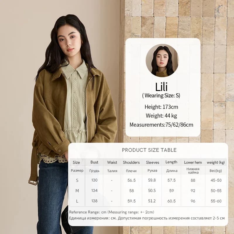 MISHOW rétro veste femmes 2025 automne hiver chaud col montant décontracté conception mince veste à