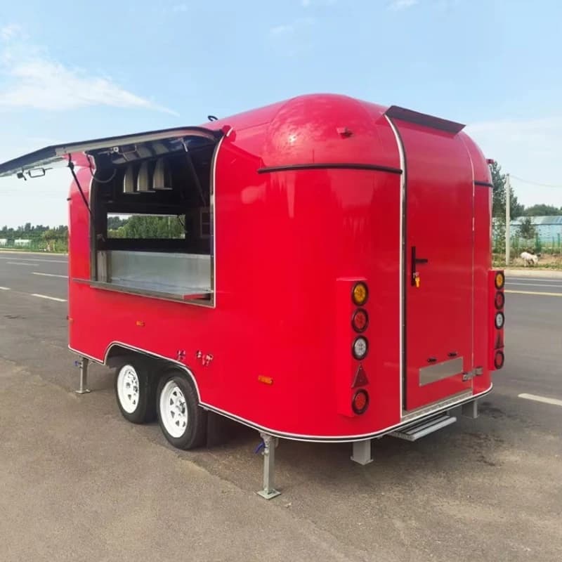 Fulai Carritos Foodtruck café barre de jus camion de crème glacée cuisine Mobile Hot Dog Burger Pizz