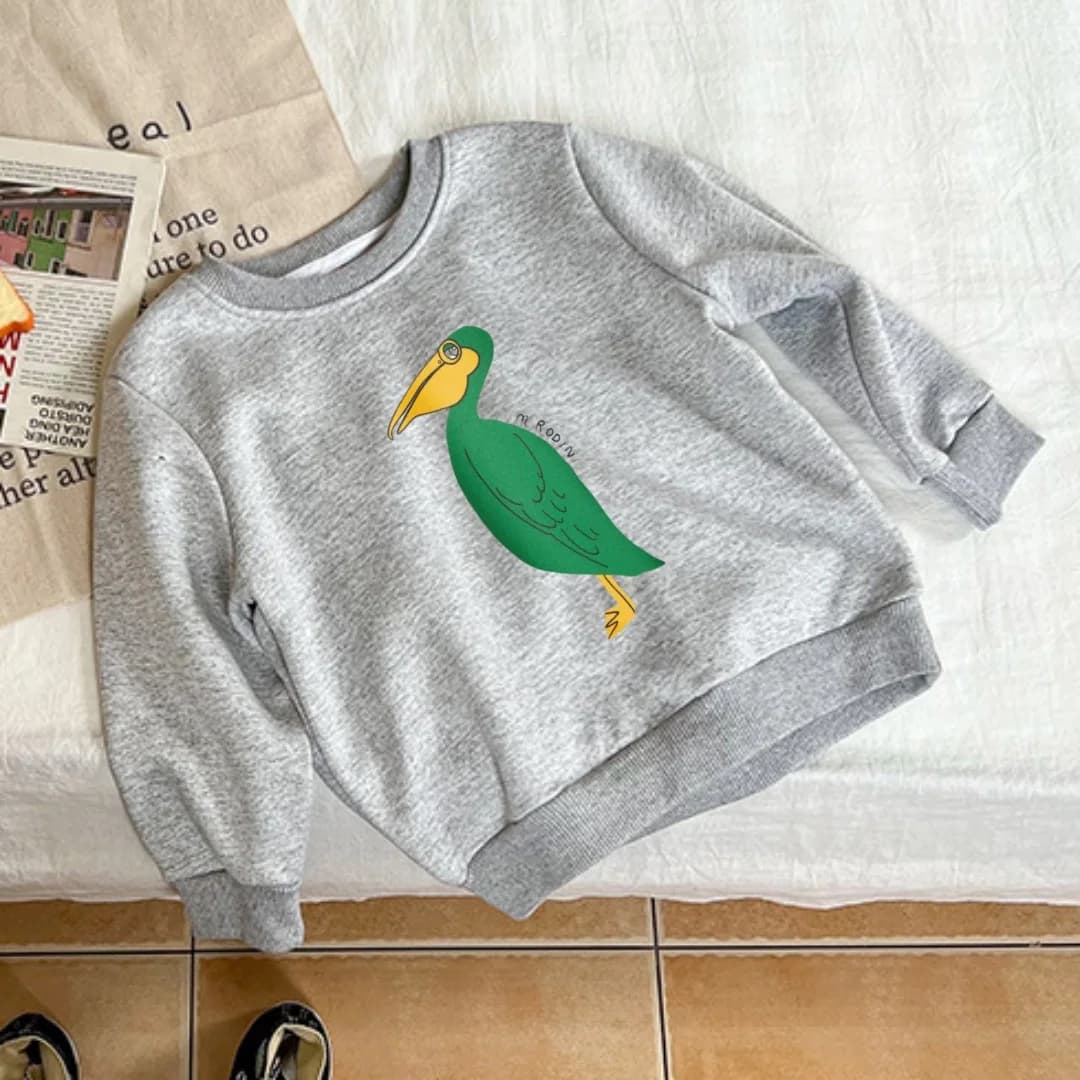 Pulls chauds d'hiver 2026 pour filles, sweats en polaire épais pour enfants, hauts à motifs de dessi