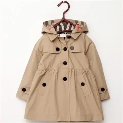 Enfants filles sweat nouveau printemps automne cadeau d'anniversaire Long Style manteau à capuche po