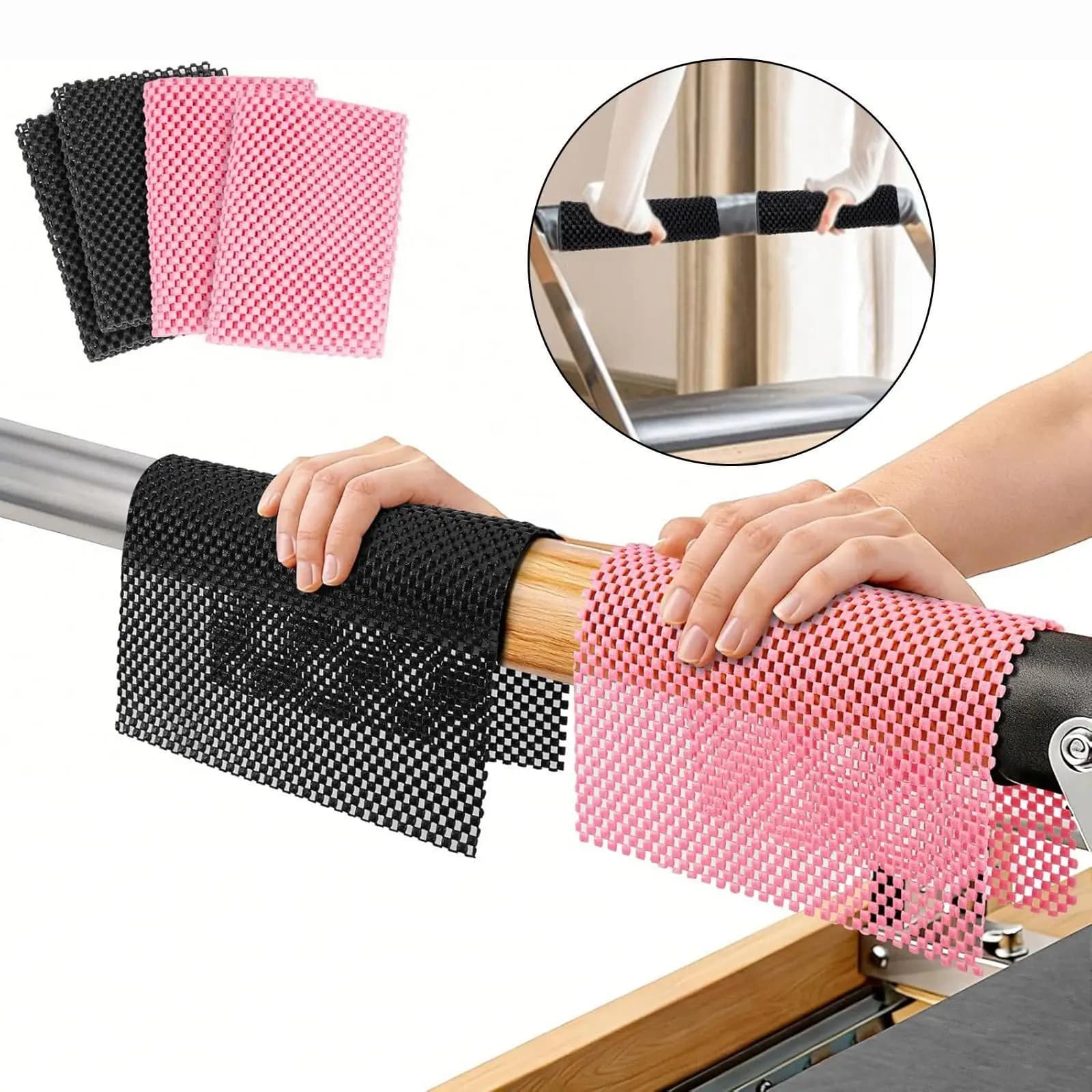 4x Tapis de traction antidérapants pour Pilates Reformer, Tapis d'exercice professionnels pour la ma